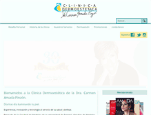 Tablet Screenshot of amadapinzon.com